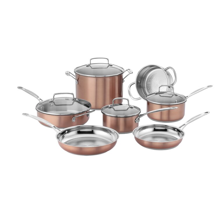 Cuisinart Forever 11pc Stainless Steel Skillet With Helper Handle