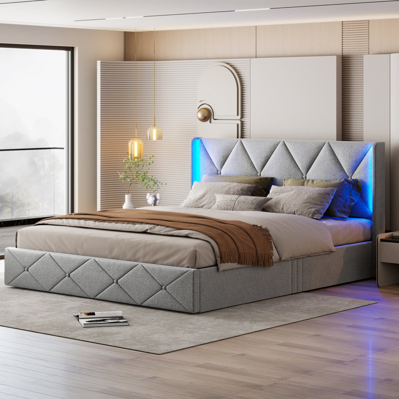 Ottoman Storage Bed, European Double (140 x 200 cm)