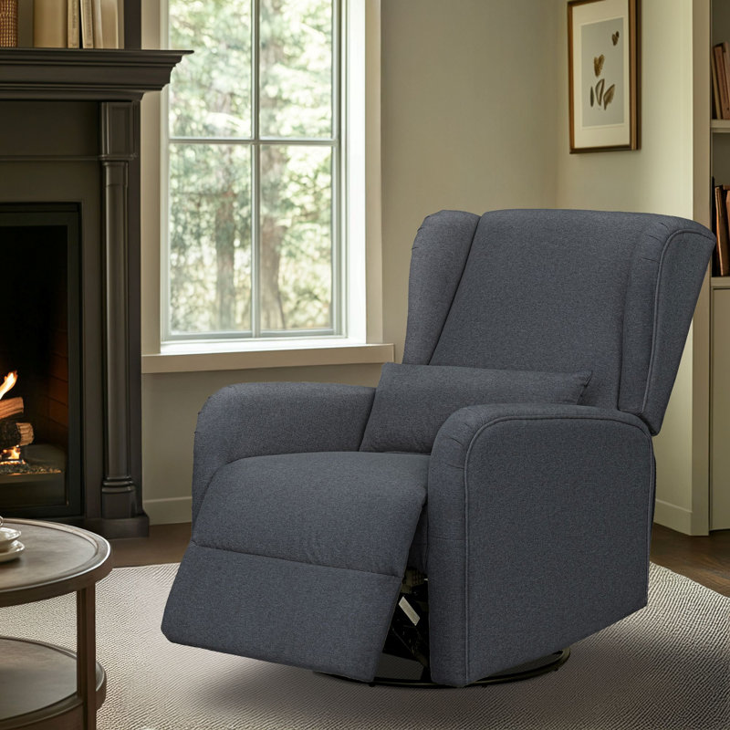 Candace Power Recliner 3-In-1 With Swivel, Glider, USB Ports, Gray