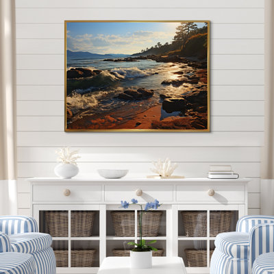 «Beach Photo Ocean Escape I», reproduction d'art sur toile