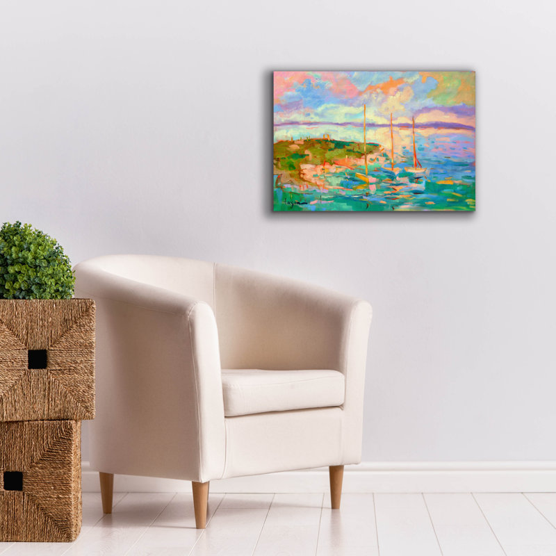  «A Peaceful Evening» par Dorothy Fagan, art mural sur toile, 26 po x 18 po