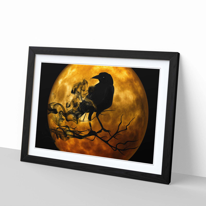 Single Picture Frame Print, Black