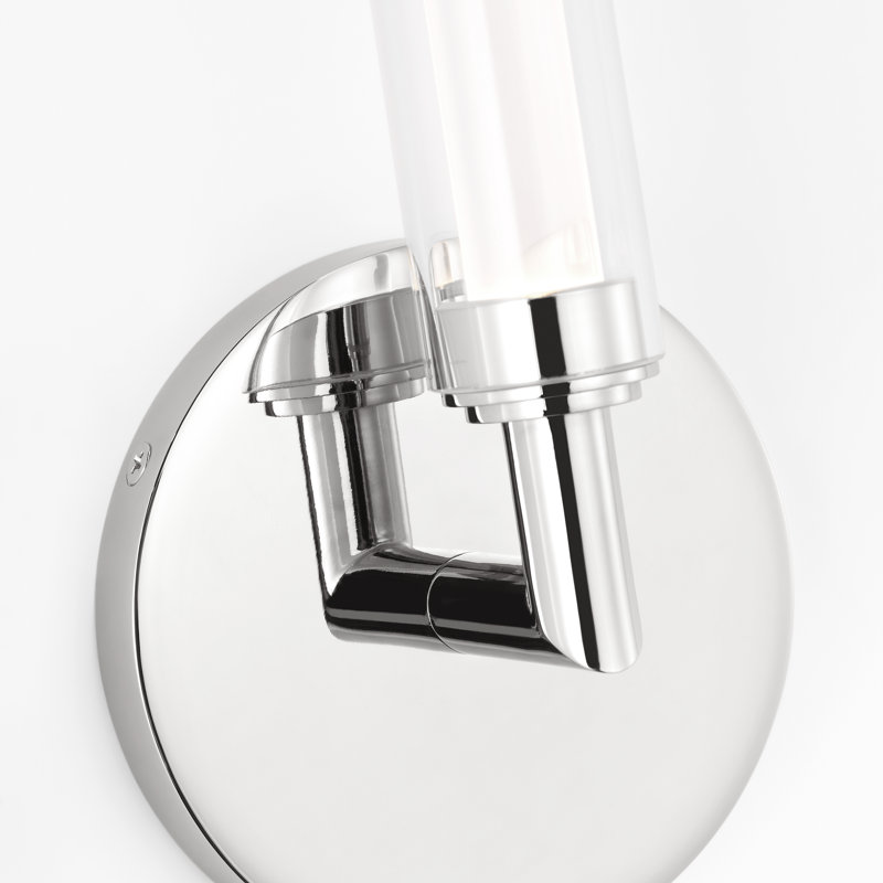 Poza 1 - Light LED Armed Sconce, Polished Nickel