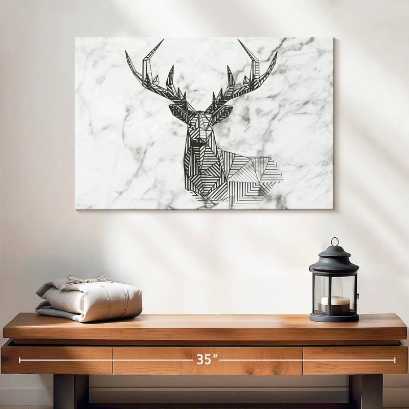 Cerf Brampt, H 16 po x l 24 po