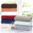 Lavish Home 6PC Towel Set - Cotton Bathroom Accessories with 2 Bath Towels, 2 Hand Cloths, and 2 Washcloths - Machine Washable Bath Sheets-1378332675