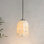 Luminaire suspendu cylindrique de style campagnard à 1 lumière de 7 po Modern Farmhouse Natural Seashell pour cuisine et salle à manger				