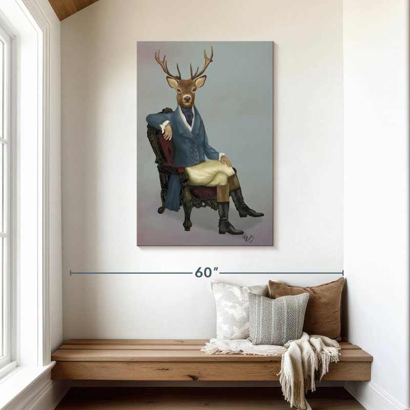 Brampt Distinguished Deer Full, 45" H x 30" W