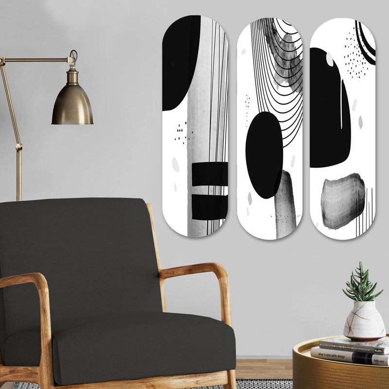 Stunning Decorative MDF Painting Set (3 Pieces), UV Printed, 27.6 x 27.6 inches Total | 100% MDF, Thickness: 0.3 inches | Perfect for Living Room, Bedroom, or Office Decor | Eye-Catching Wall Art