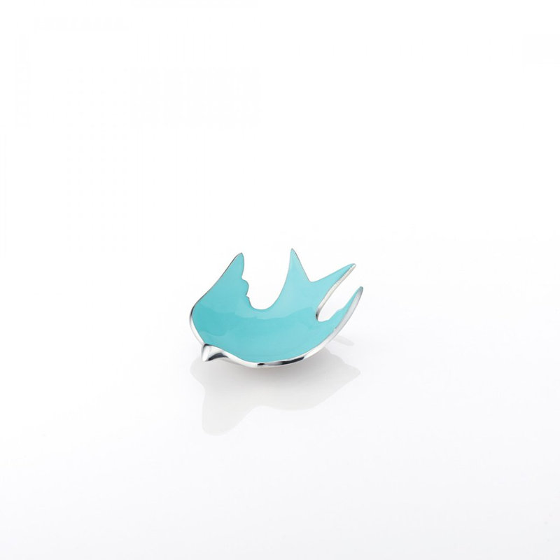 Plateau pour meuble-lavabo Dove, Aigue-marine