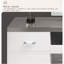 Bureau de réception rectangulaire Modern-129576492