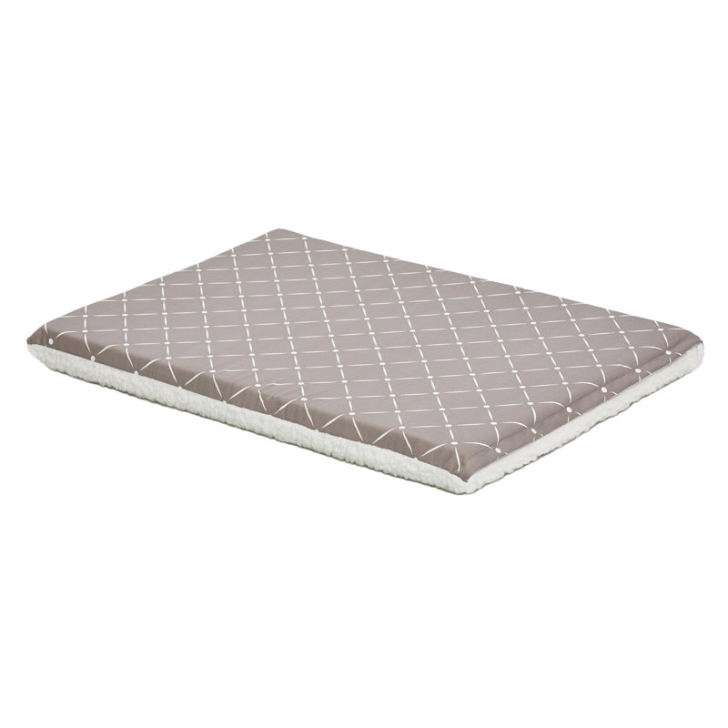 Lit pour animaux Paxton, Champignon / molleton, l 42,25 po x P 28,75 po x H 2,25 po