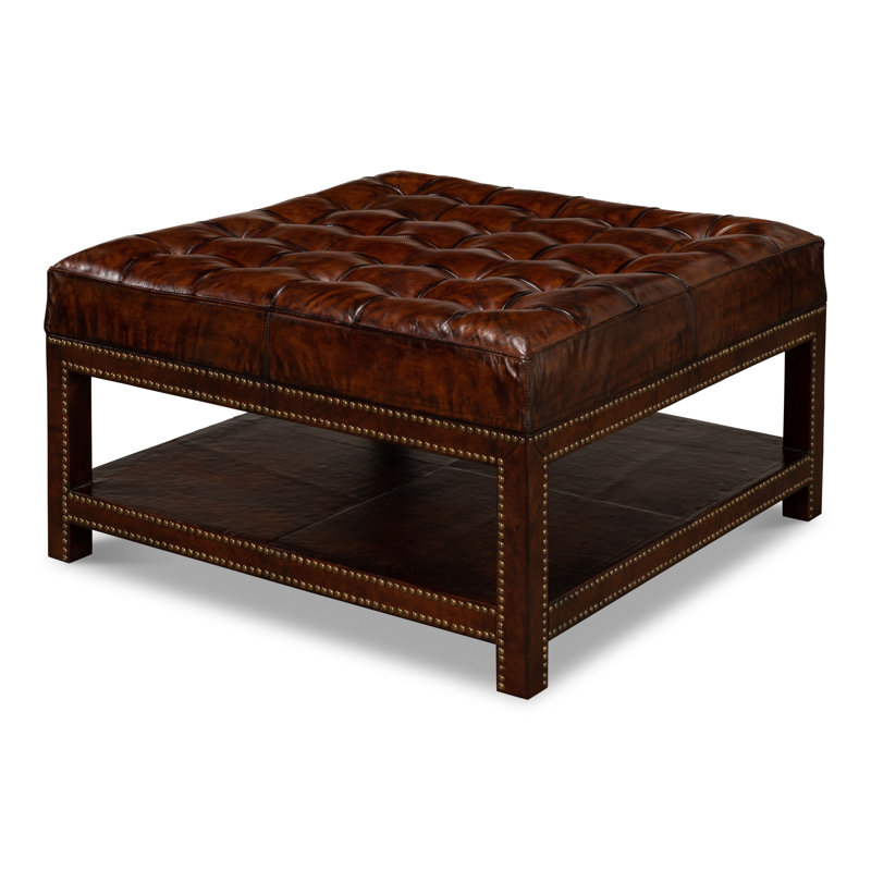 Vintage Upholstered Ottoman