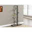 5 Tier 60 Inch H Etagere Bookcase In Brown Laminate Metal-247822686