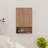 12"/24" Floating Bathroom Side Cabinet With Soft Close Door And An Adjustable Shelf-1072904061