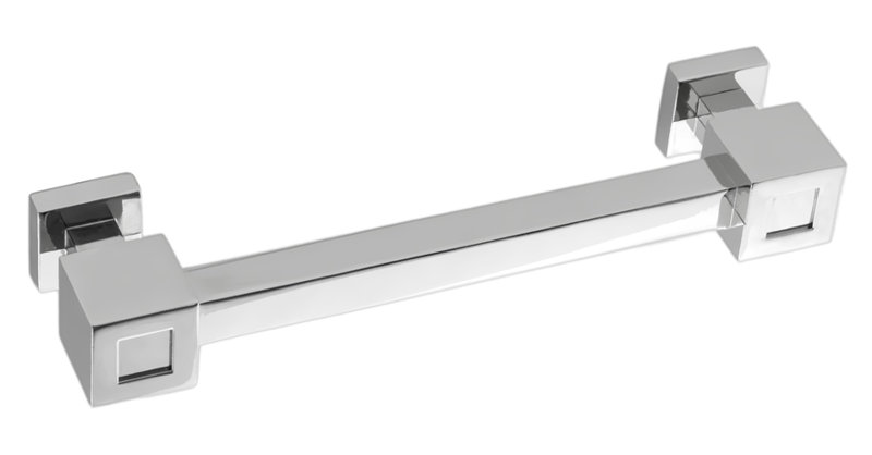 Poignée barre 4 po Rhombus, Nickel satiné, 4"