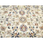 Tapis crème crème à motif oriental Indo-nain 5 x 7