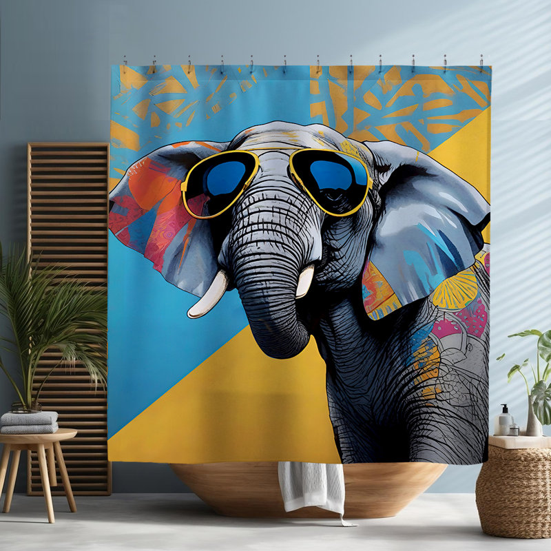 Rideau de douche Packy Elephant