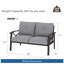 Causeuse d'extérieur 48 "avec coussins-1948868811