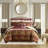 4 Piece Brown Comforter Set Brown-119181213-119181215