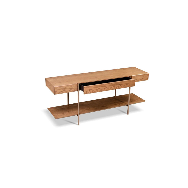 Minimalist multi-level storage rack, 29.53" H x 55.11" W x 19.69" D