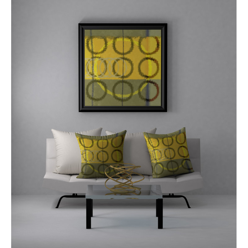 Geometric Reversible Throw Pillow, 18" x 18"
