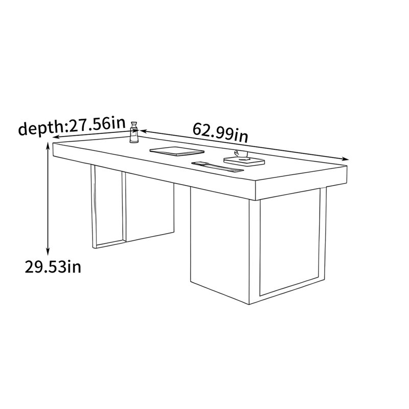 Thomson, H 29,53 po x l 62,99 po x P 27,56 po