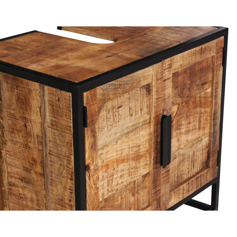 Henagar 67cm Single Bathroom Vanity Base Only in Brown