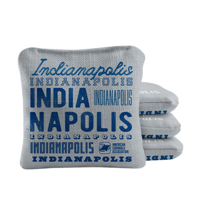 Indianapolis Football Vintage Gameday Synergy Pro Cornhole Bags