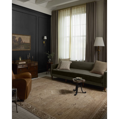 Magnolia Home by Joanna Gaines x Loloi Storrie Spice / Beige Area Rug
