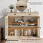 Buffet de 35,4 po avec rangement, armoire à café avec porte vitrée, buffet moderne avec tiroir-109539657