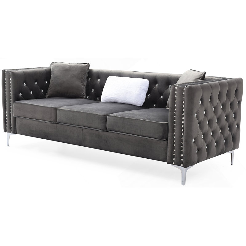 Canapé rembourré Glory Furniture Paige, Gris