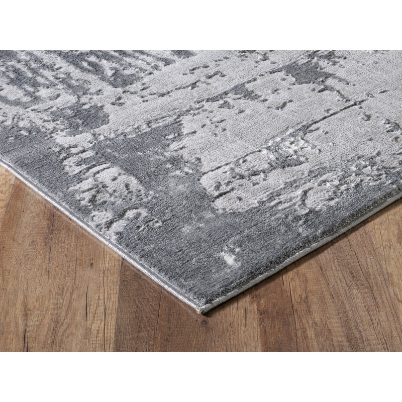 Forysthe Abstract Area Rug, Rectangle 60 x 110cm