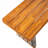 Outdoor 1Pcs Acacia Wood Bench,Teak Finish+ Grey Wicker-227306242