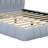 Upholstered Bed Frame Floor Bed Shell-Shaped Headboard-738730704