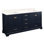 Quen 72" Freestanding Double Basin Vanity Set with Cabinet, Vanity Tops