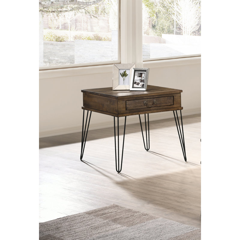 Table de bout avec rangement Zulma