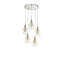 Filo 5 - Light Chrome Cluster Pendant