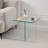 Tempered Clear Glass Sidetable