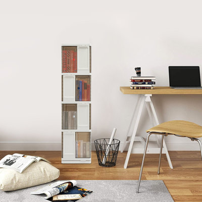 Rotating Bookshelf with Doors