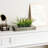 Artificial Grass Fake Plants In Wood Box