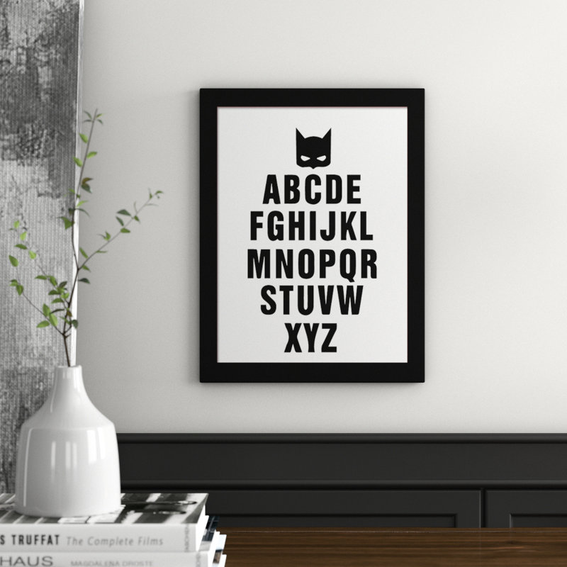 Art Print With Black Frame Wall Art