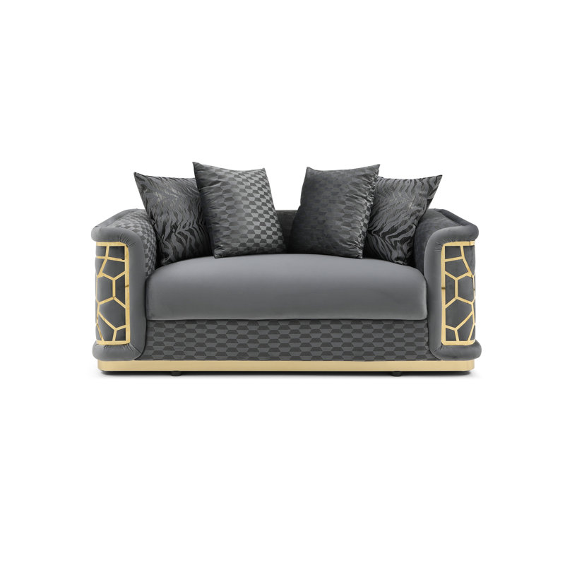 Causeuse, Gris foncé