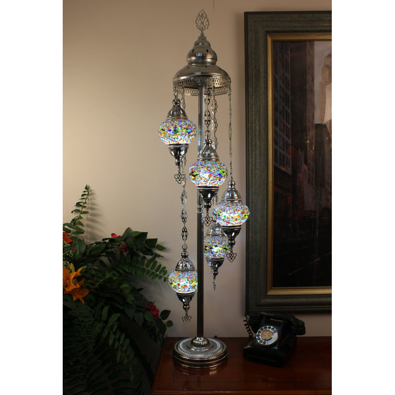 Dilbeck 120cm Silver Lighting Floor Lamp