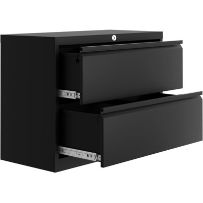 88cm Wide 2 -Drawer Steel File Cabinet