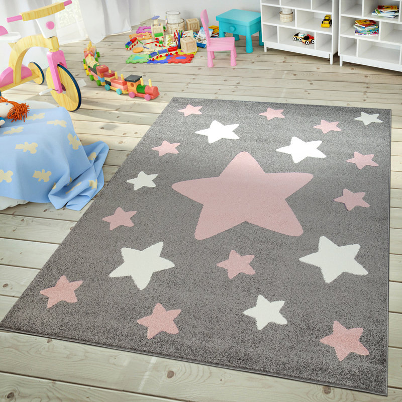 Barcia Rug, Rectangle 6'7" x 9'2", Dark Gray