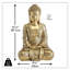Efima Buddha Figurine, 15.25 Inches