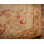 1920s Beige Cream Floral Neoclassical Knotted Antique European Savonnerie Rug