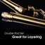 Tringle à rideaux double réglable Zaryan Gold-1343957654