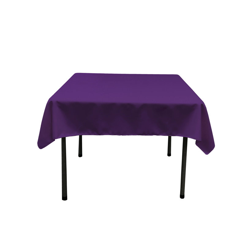 Wayfair Basics® Fisher Solid Color Square Tablecloth, Hunter Green, 58" Square