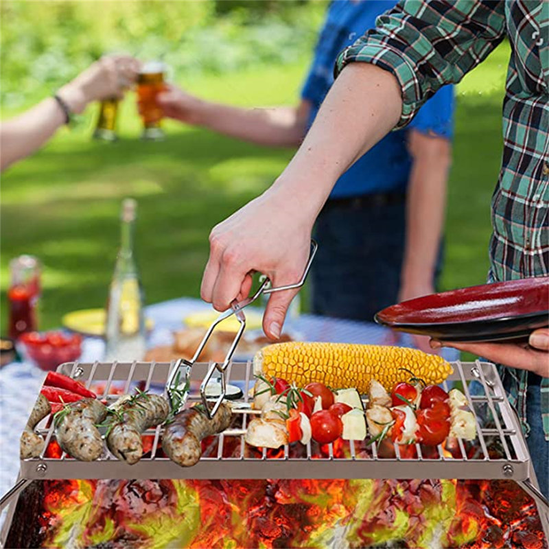 REDCAMP 9'' W Portable Charcoal Grill
